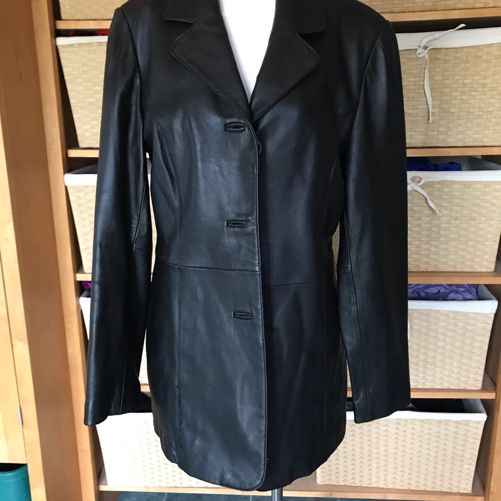 Adler lamb leather coat